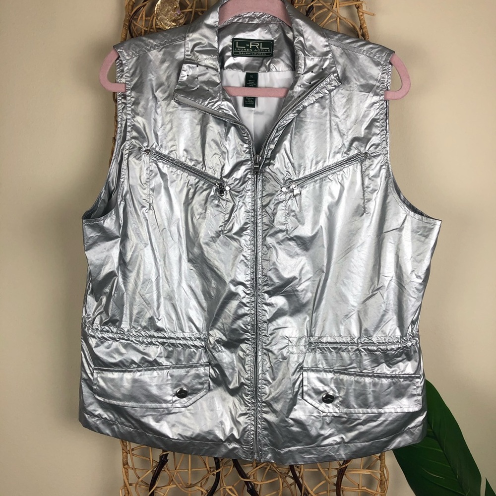 Ralph Lauren silver vest